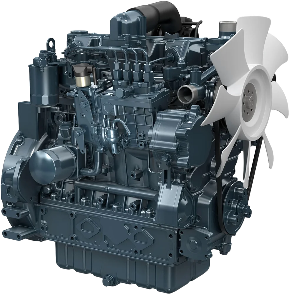Motor diésel Kubota V3300DI-T-E2B turboalimentado, 89.6 HP, 4 cilindros, Serie V — modelo descontinuado, consultar disponibilidad